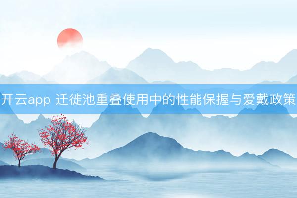开云app 迁徙池重叠使用中的性能保握与爱戴政策
